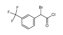 Bromo-(3-trifluoromethyl-phenyl)-acetyl chloride结构式