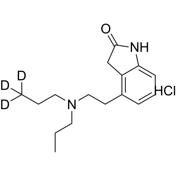 盐酸罗匹尼罗-d3结构式