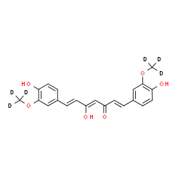 Curcumin-d6结构式
