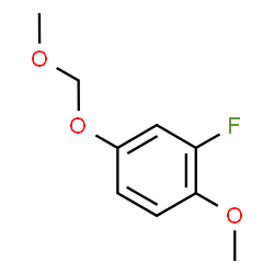 2-Fluoro-1-methoxy-4-methoxymethoxybenzene结构式