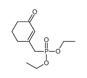 3-(diethoxyphosphorylmethyl)cyclohex-2-en-1-one结构式