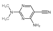 4-氨基-2-(二甲基氨基)-5-嘧啶甲腈结构式