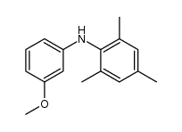 N-(3-methoxyphenyl)-2,4,6-trimethylaniline结构式