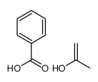 benzoic acid,prop-1-en-2-ol结构式