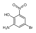 2-氨基-4-溴-6-硝基苯酚结构式