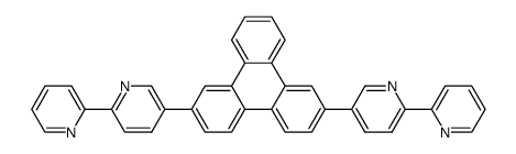 2,7-二(2,2'-联吡啶-5-基)三亚苯基结构式