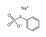 thiosulfuric acid S-phenyl ester, sodium-salt结构式