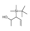 3-[tert-butyl(dimethyl)silyl]pent-4-en-2-ol结构式
