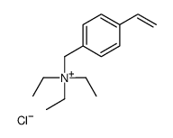 三乙基(4-乙烯基苄基)氯化铵结构式