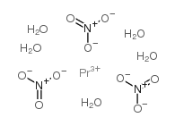 硝酸镨,五水合物结构式