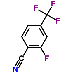 2-氟-4-三氟甲基苯腈结构式