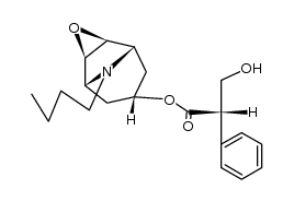 N-butylscopolamine结构式