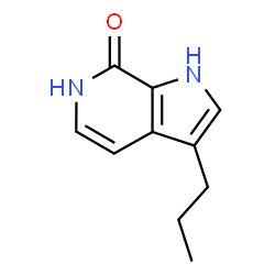 3-丙基-1H-吡咯并[2,3-C]吡啶-7(6H)-酮结构式