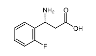 (R)-3-氨基-3-(2-氟苯基)-丙酸结构式