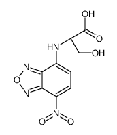 (2R)-3-hydroxy-2-[(4-nitro-2,1,3-benzoxadiazol-7-yl)amino]propanoic acid Structure