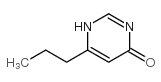 4(1H)-Pyrimidinone, 6-propyl- (9CI) Structure