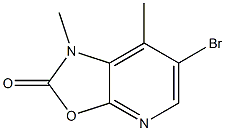 6-Bromo-1,7-dimethyl-1H-oxazolo[5,4-b]pyridin-2-one Structure
