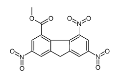 methyl 2,5,7-trinitro-9H-fluorene-4-carboxylate结构式