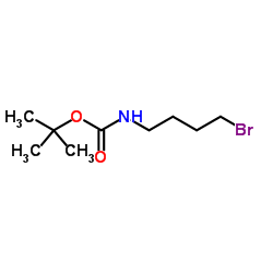 4-(Boc-氨基)丁基溴结构式