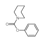 1-Piperidinecarboxylicacid, phenyl ester结构式