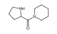 Piperidine, 1-(2-pyrrolidinylcarbonyl)- (9CI)结构式