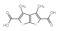 3,4-二甲基(2,3-B)并噻吩-2,5-二羧酸结构式