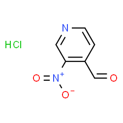 3-硝基-吡啶甲醛盐酸盐结构式