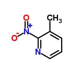 2-硝基-3-甲基吡啶结构式