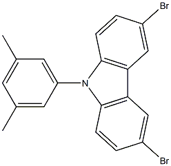 3,6-Dibromo-9-(3,5-dimethylphenyl)-9H-carbazole structure