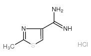 2-Methyl-thiazole-4-carboxamidine hydrochloride Structure