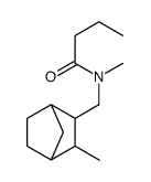 N-Methyl-N-[(3-methyl-2-norbornyl)methyl]butyramide结构式