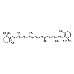 5,6-Dihydro-5,6-epoxy-β,β-carotene Structure