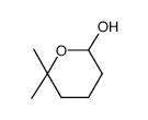6,6-dimethyltetrahydro-2H-pyran-2-ol Structure
