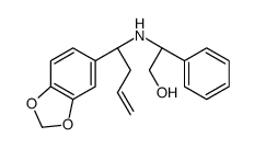 (2R)-2-[[(1R)-1-(1,3-benzodioxol-5-yl)but-3-enyl]amino]-2-phenyl- ethanol Structure