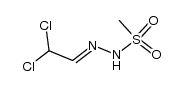 N-methanesulfonic 2,2-dichloroethylidene Hydrazide结构式