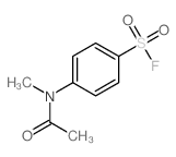4-(acetyl-methyl-amino)benzenesulfonyl fluoride Structure