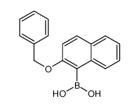 (2-(苄氧基)萘-1-基)硼酸结构式