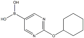 2-(Cyclohexyloxy)pyrimidine-5-boronic acid Structure