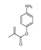 (4-aminophenyl) 2-methylprop-2-enoate结构式