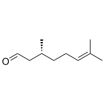 (+)-Citronellal structure