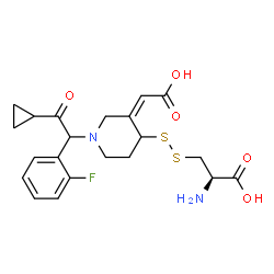 3-[[(3Z)-3-(CarboxyMethylene)-1-[2-cyclopropyl-1-(2-fluorophenyl)-2-oxoethyl]-4-piperidinyl]dithio]-L-alanine picture