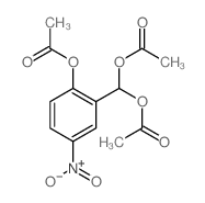 Methanediol,1-[2-(acetyloxy)-5-nitrophenyl]-, 1,1-diacetate Structure