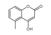 4-hydroxy-5-methylcoumarin结构式