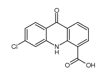 3-chloro-5-carboxy-9(10H)-acridanone Structure