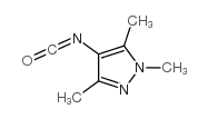4-异氰基-1,3,5-三甲基-1H-吡唑结构式