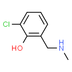 Phenol,2-chloro-6-[(methylamino)methyl]- structure
