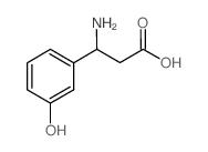 3-Amino-3-(3-hydroxyphenyl)propanoic acid Structure