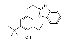 4-[2-(1,3-benzoxazol-2-yl)ethyl]-2,6-ditert-butylphenol Structure
