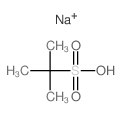 2-Propanesulfonic acid,2-methyl-, sodium salt (1:1)结构式