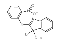 3-溴-3-甲基-2-(2-硝苯巯基)-3H-吲哚图片